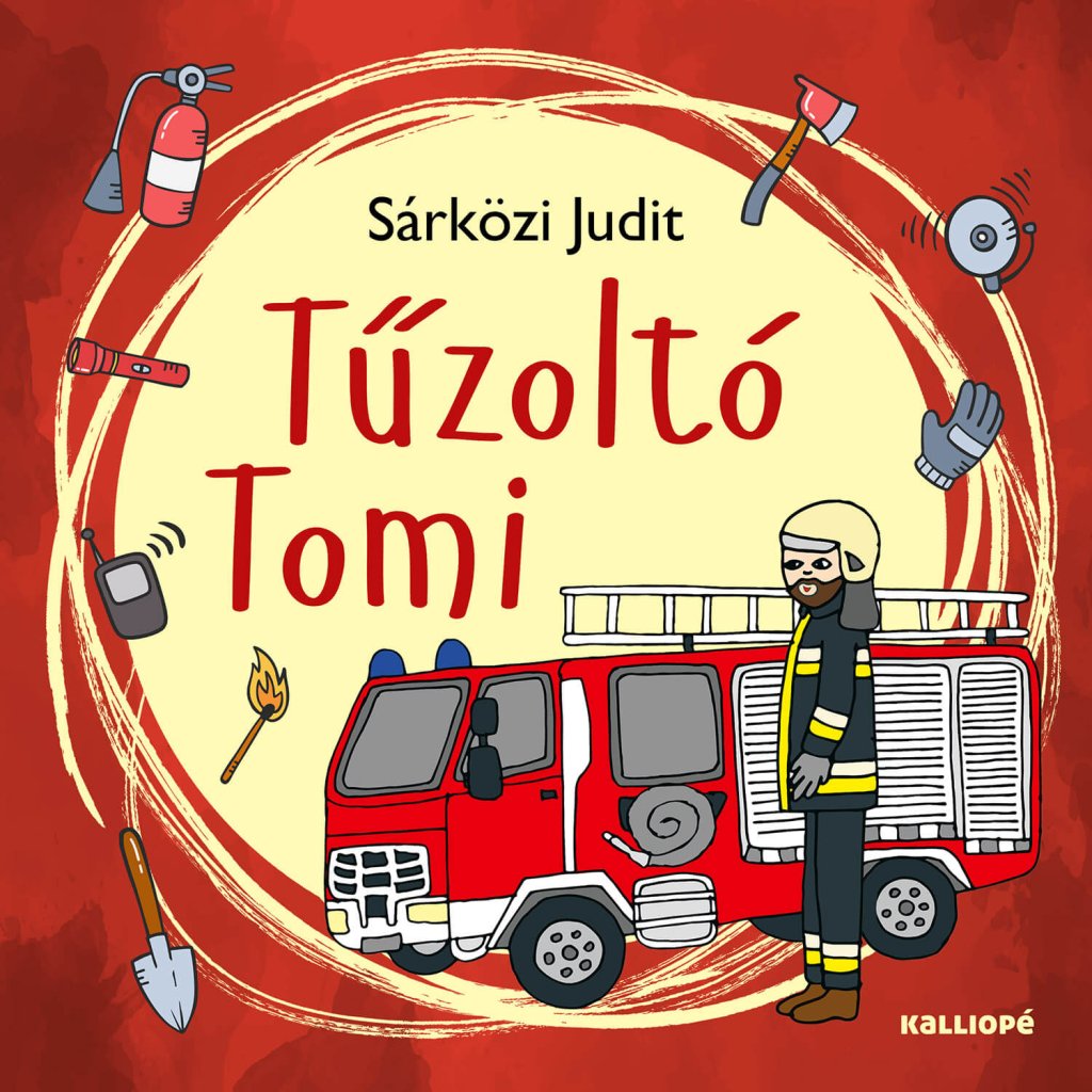 Tűzoltó Tomi mesekönyv borító