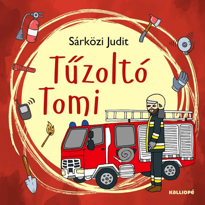 Tűzoltó Tomi mesekönyv borító